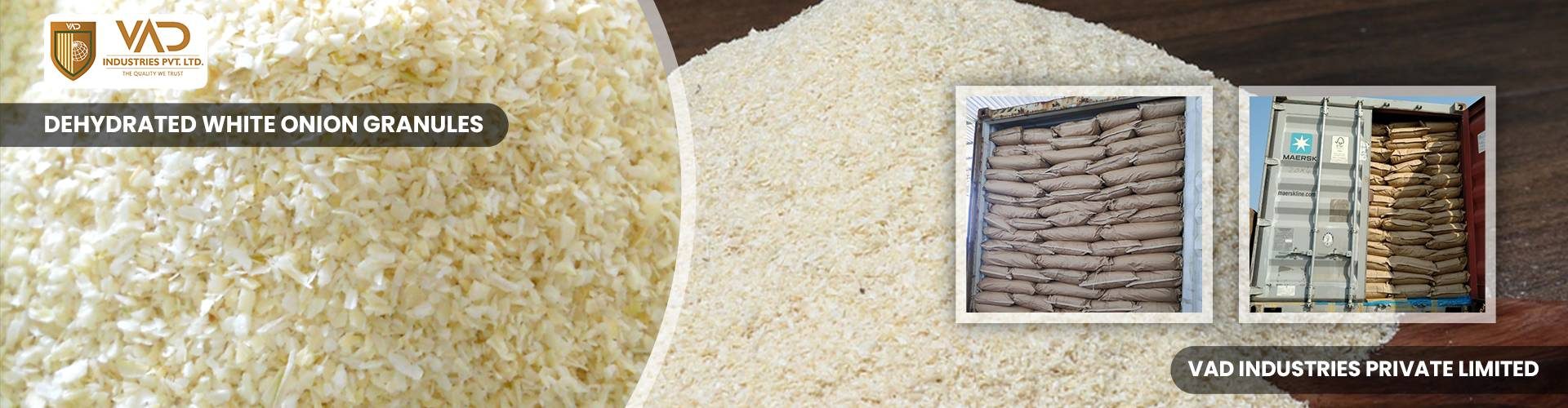 Dehydrated White Onion Granules - Manufacturers - Suppliers - Exporters - Importers